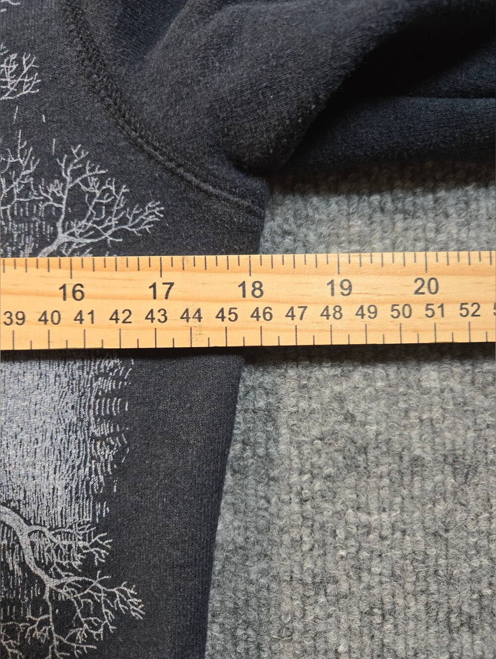 Official Radiohead W.A.S.T.E Apparel/ Waste Clothing Eco Zip-Up Hoodie XS - Picture 6 of 8